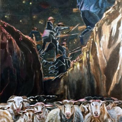 LE GRAND TROUPEAU (1914-1918) 130X97