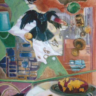 CORBEAUX VOLENT 100X81