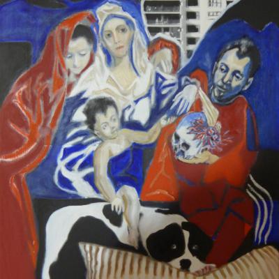 SAINTE FAMILLE 50X65